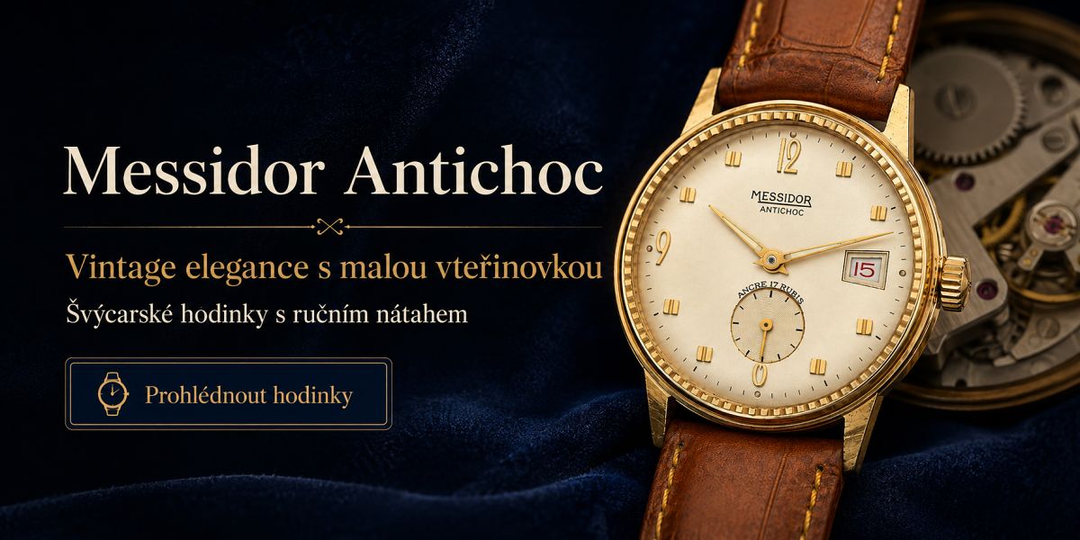 Elegantní švýcarské hodinky z éry zlatého věku mechanických hodinek