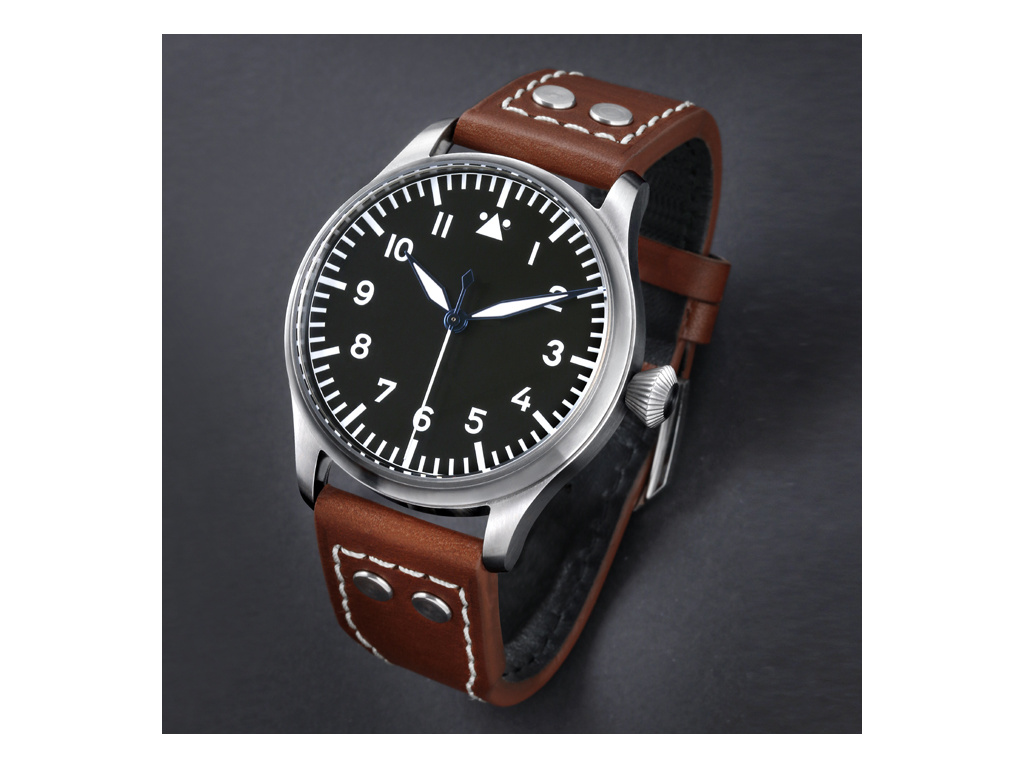 Tisell Watch Pilot Type A 43 mm + Dárek k objednávce. Vybrat si můžete z:  Vystěžejkovač, Antistatická utěrka