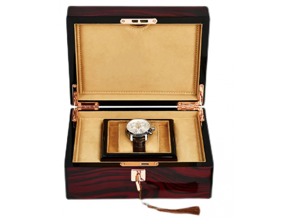 Luxusní dřevěná krabička na hodinky se sametovým interiérem WoodMasters  WM-OP3L - nejpanskehodinky.cz