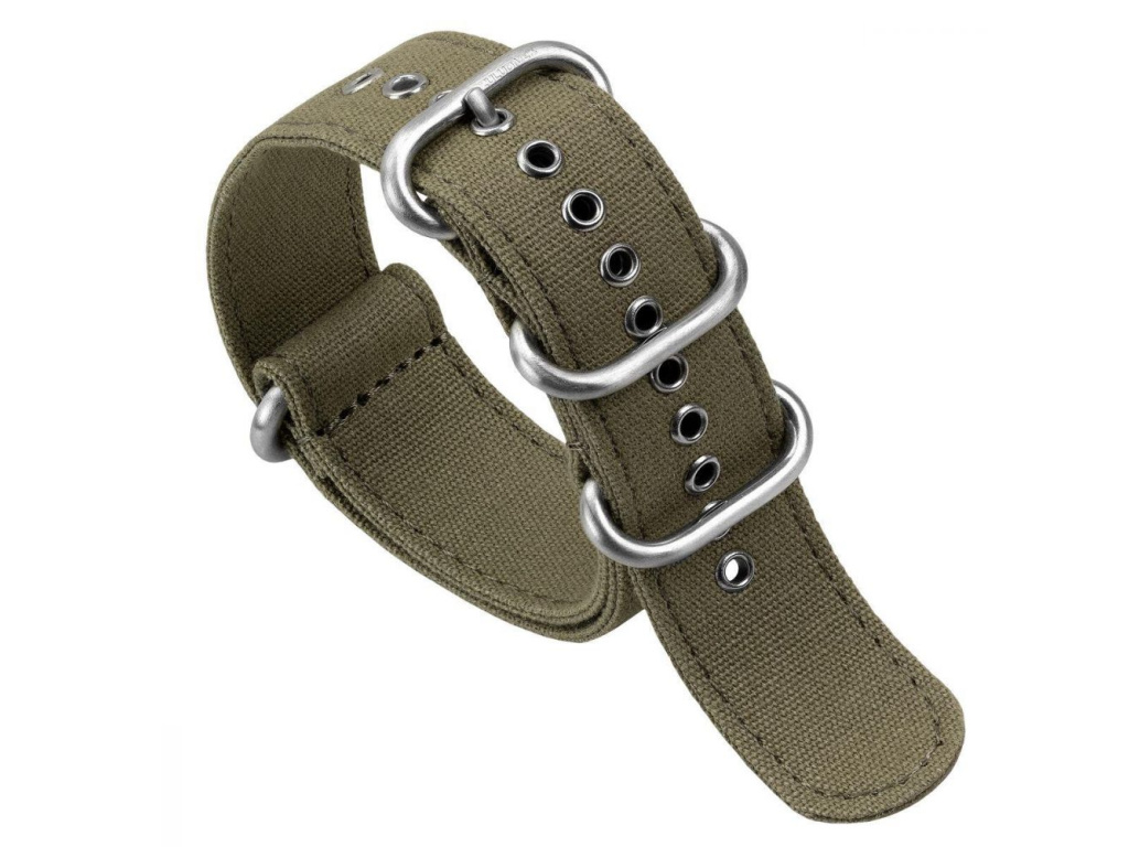 Geckota ZULUDIVER Vintage Canvas ZULU zelený řemínek