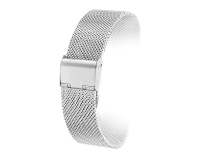 ocelový tah / řemínek / pasek na hodinky  kvalitní řemínek na hodinky  Milanese mesh CR20