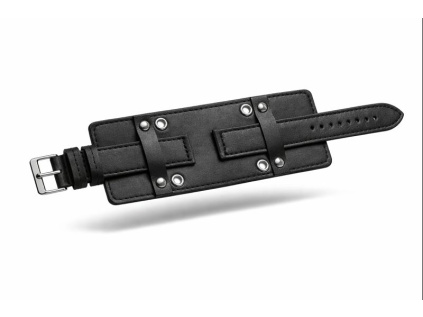 kožený zápěstní pásek s přezkou