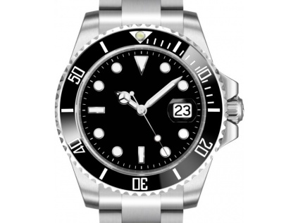 Parnis 3101 Automatic GMT Black-Blue hodinky zeny