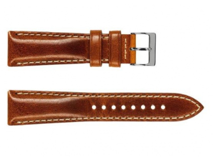 Hnědý kožený řemínek Geckota Vintage Otley