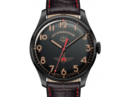 Letecké pilotní pánské hodinky Sturmanskie Gagarin Vintage Titan 2609-3714129 / Limitovaná edice 3000 kusů