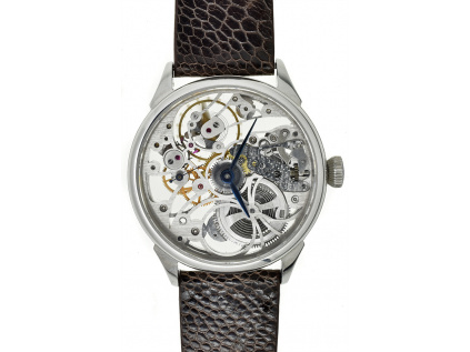 Unikátní skeletové hodinky Molnija 3602 - ruční práce