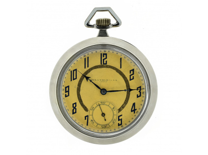 Kapesní hodinky HAVILA Art deco z let 1920-1925 s etují