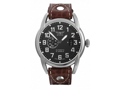 Letecké pilotní pánské hodinky Aviator Swiss Bristol Scout Automatic V.3.18.0.160.4