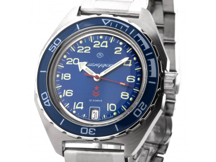 Vostok Komandirskie K65 656 2/12ft Blue