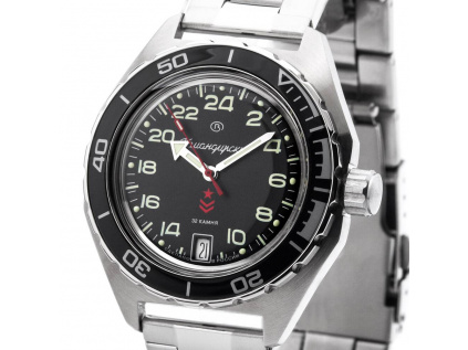 Vostok Komandirskie K65 656 2/12ft Black