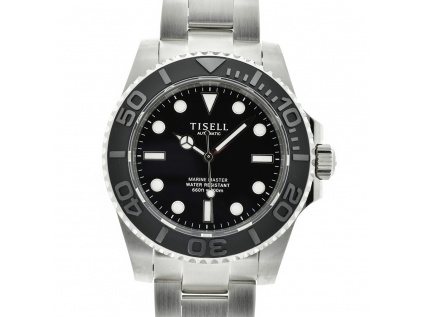 Tisell Watch Deep Ocean Diver Sub 9015 Black