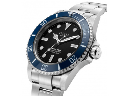 Tisell Watch Marine Diver Swiss SW200 Blue