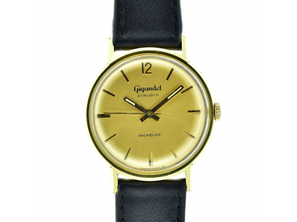 Starožitné švýcarské hodinky GIGANDEL 1960-1970