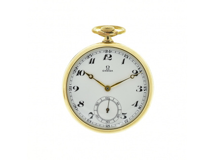 Luxusní zlacené kapesní hodinky Omega z roku 1939