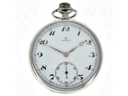 Omega 2 plášťové kapesní hodinky z let 1930-1931