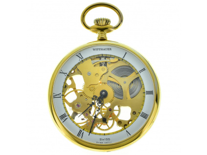 Luxusní švýcarské kapesní skeletové hodinky WITNAUER - LONGINES