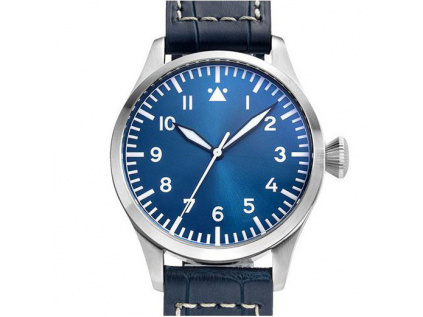 Tisell Watch Pilot Type A Blue 40 mm Diamond crown  + Dárek k objednávce. Vybrat si můžete z: Vystěžejkovač, Antistatická utěrka