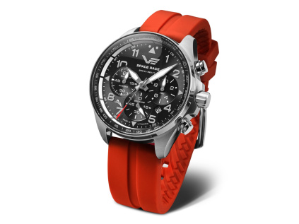 VOSTOK EUROPE Space Race 6S20 325A741 silicon strap red small