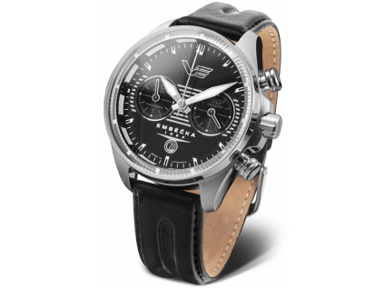 VOSTOK EUROPE 6S21 325A497 Embecka leather black orez