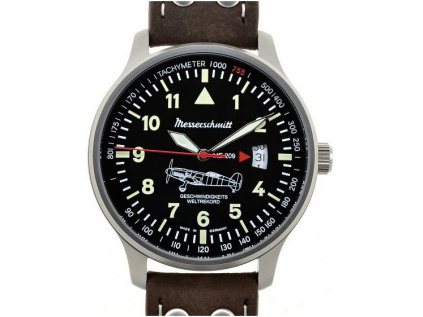 Letecké pilotní pánské hodinky Messerschmitt ME-209