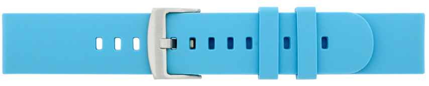 Silikonový řemínek Solid modrá MC16B Šířka: 22 mm