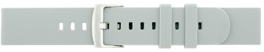 Silikonový řemínek Solid šedá MC18B Šířka: 22 mm