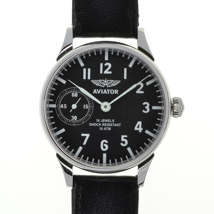 Letecké hodinky Aviator 3602 + Dárek k objednávce. Vybrat si můžete z: Vystěžejkovač, Antistatická utěrka