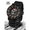 Pánské sportování outdoor potápěčské hodinky Vostok Europe ENGINE skeleton NH72-571C647B