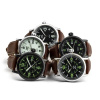 Letecké pilotní pánské hodinky PILOT 43 mm B-Uhr Ip-Black