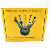 Profesionální sada hodinářských šroubováčků s otočným stojánkem, 9 ks  šroubováčků