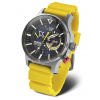 VOSTOK EUROPE Expedition North Pole VS57 595A735 Silicone strap yellow white background small