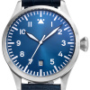 Letecké pilotní pánské hodinky Tisell Watch Pilot Type A Blue Date 40 mm