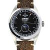 Alpha Moon Phases Black hodinky panske