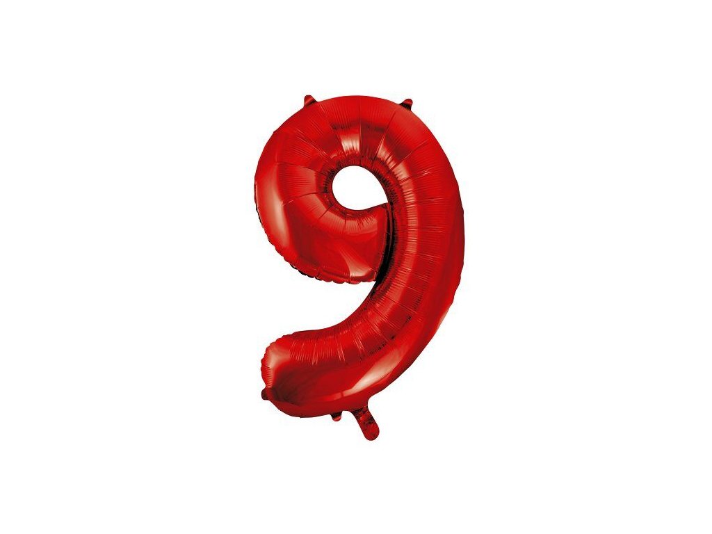 925 foliovy balon cervena devitka produkty na party