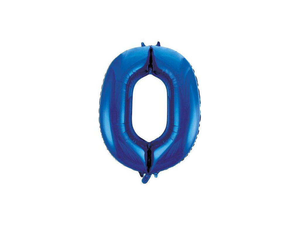 928 foliovy balon modra nula produkty na party