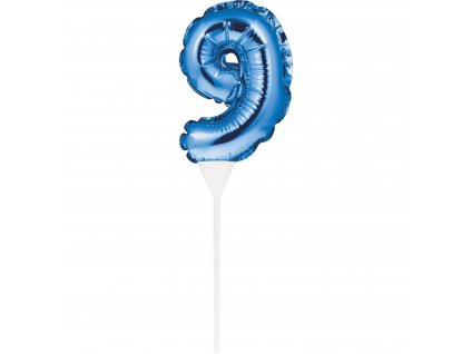 1075 samonafukovaci balonek modry 9 produkty na party