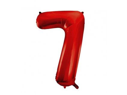 919 foliovy balon cervena sedmicka produkty na party