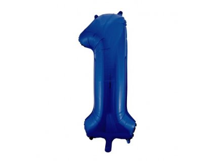 931 foliovy balon modra jednicka produkty na party
