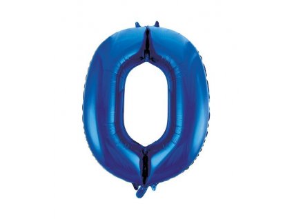 928 foliovy balon modra nula produkty na party