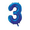 937 foliovy balon modra trojka produkty na party