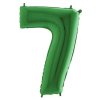1312 foliovy balon zeleny cislice 7 cislice 7 zelena 76 cm