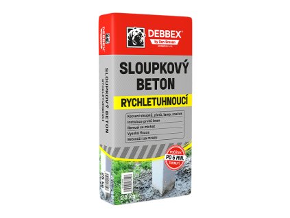 Sloupkový beton rychletuhnoucí 25 kg pytel šedá (Velikost 25 kg)