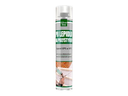 PU lepidlo na polystyren Silver Line 750 ml pistolová dóza žlutá (Velikost 750 ml)