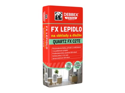 FX lepidlo na obklady a dlažbu QUARTZ FX C2TE 7 kg pytel šedá (Velikost 7 kg)