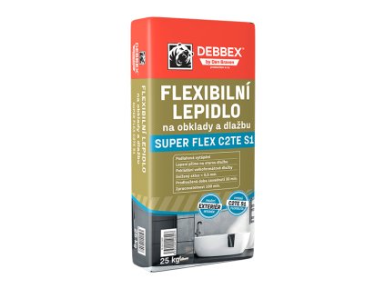Flexibilní lepidlo na obklady a dlažbu SUPER FLEX C2TE S1 25 kg pytel šedá (Velikost 25 kg)