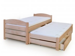 Rozkládací postel 90x200 s úložným prostorem