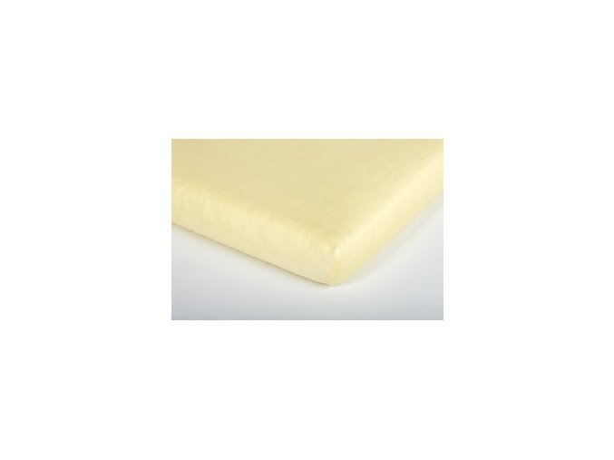 Träumeland prostěradlo jersey UNI gelb 70 x 140 cm