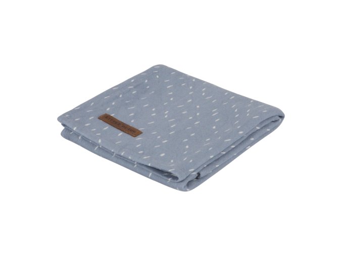 3772 swaddle large sprinkles blue