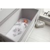 Baby Lying in Cot Dove Grey Low Res