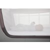 Baby Lying in Cot Mesh Dove Grey Low Res